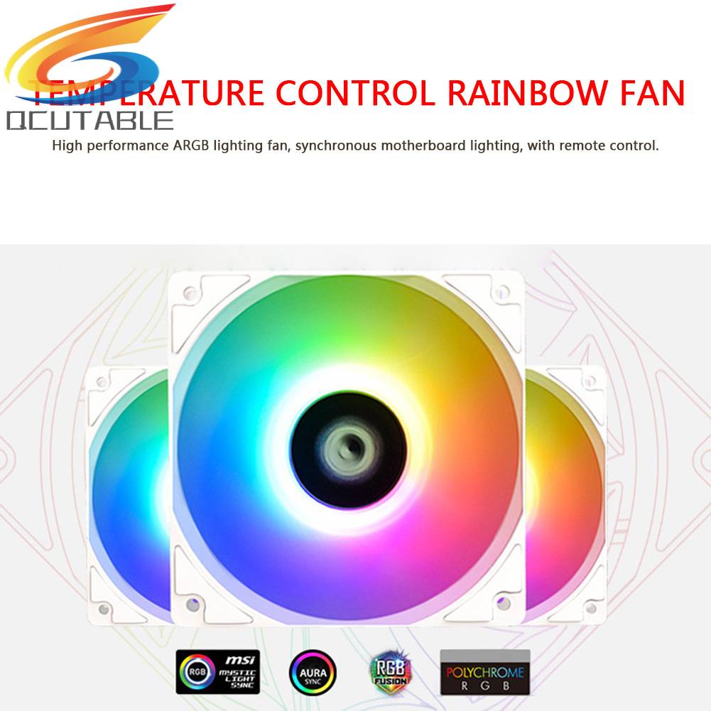 Quạt Tản Nhiệt CPU XF-12025 12cm 3 Pin ARGB DC 12V Nhiều Màu Sắc