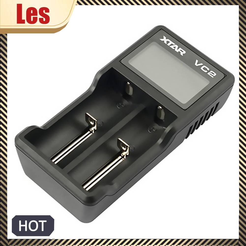Hộp Sạc Pin Lithium Nickel-hydrogen 2 Ngăn Thông Minh XTAR VC2 Có Màn Hình LCD