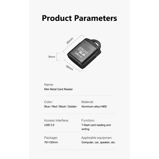 Đầu Đọc Thẻ Nhớ SD Cổng USB