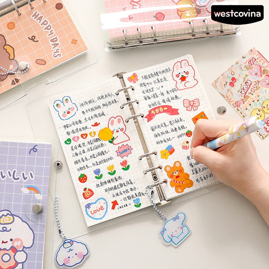 [WSTN] [WSTN]✎1 Bộ Sổ Tay Hình Chiếc Lá Bằng Giấy Dày Dặn Không Mực Có Thể Tháo Rời