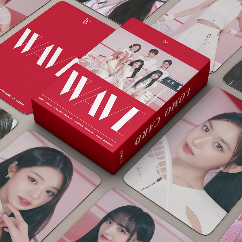 IVE LOMO Card Set 55 Tấm Thẻ Ảnh WAVE Hình Nhóm Nhạc KPOP