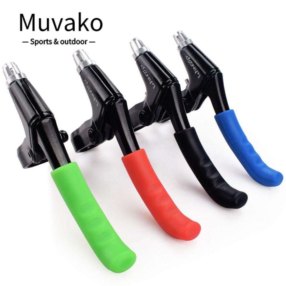 MUVAKO Set 3 Cặp Vỏ Bọc Bảo Vệ Phanh Xe Đạp Bằng Silicon