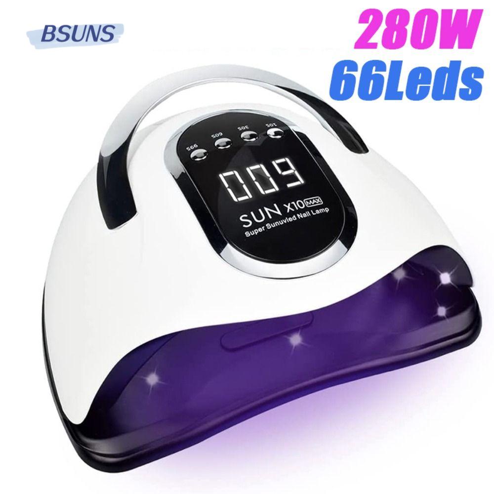 BSUNS Máy Sấy Khô Sơn Móng Tay 66 Đèn Led Tiện Lợi