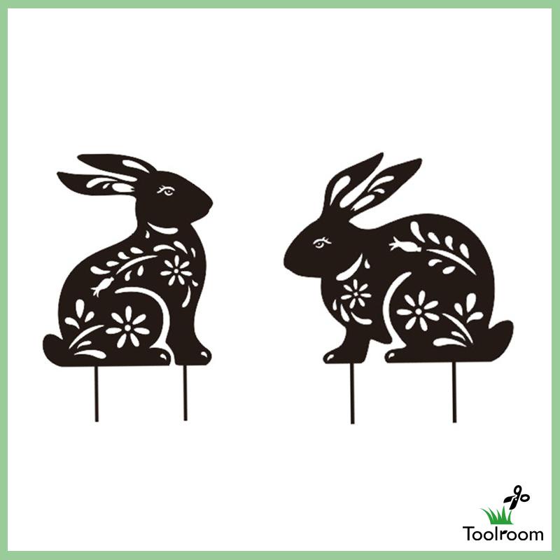 Mô Hình Thỏ Điêu Khắc Sống Động Như Thật Trang Trí Sân Vườn