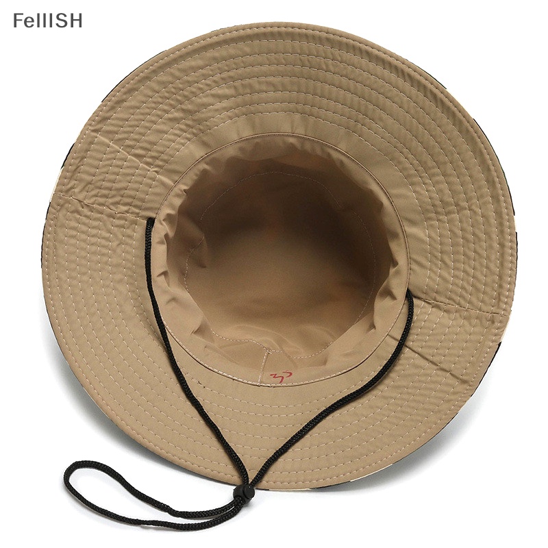 Mũ Vành Rộng Họa Tiết Rằn Ri Thoáng Khí Thời Trang Mùa Hè Cho Nam 439br