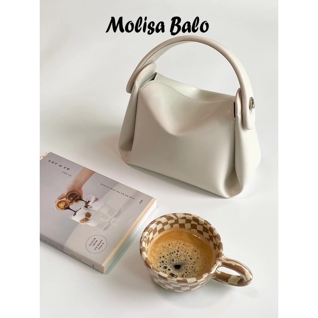 Molisa Túi xô túi xách PU Màu Trơn dễ phối cho nữ 2023 NEW L91T2TR