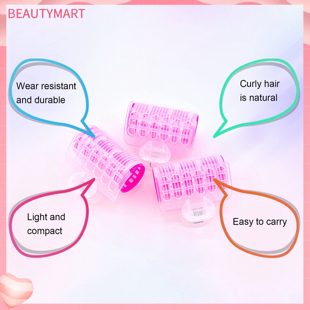 Set 3 Lô Cuốn Tóc Bằng Nilon Độ Co Giãn Cao DIY