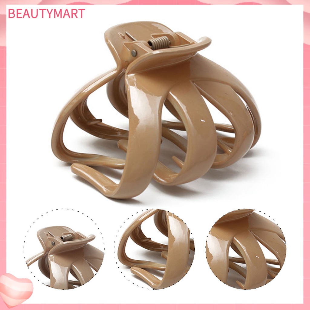 Kẹp Tóc Hình Bạch Tuộc Cỡ Lớn Linh Hoạt Siêu Nhẹ Chống Trượt Cho Nữ