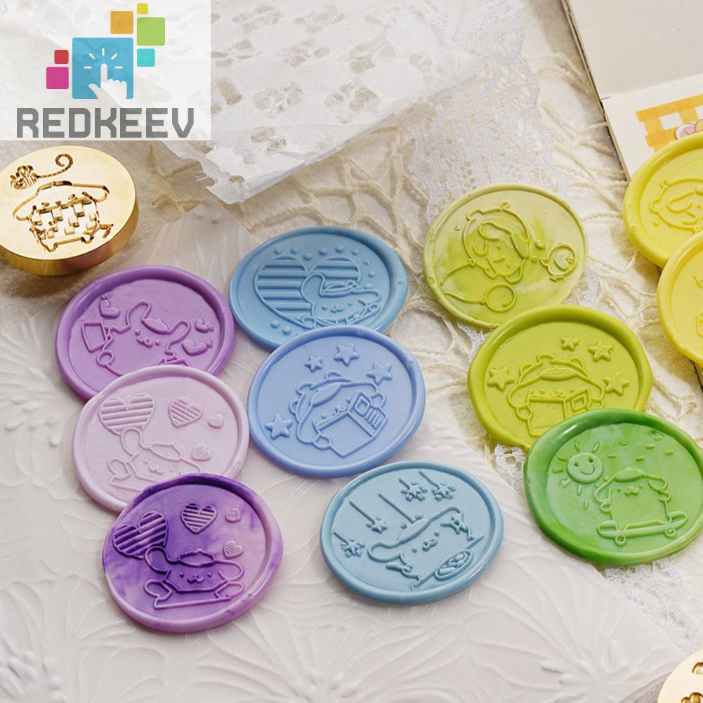 Đầu Tem Đóng Dấu Họa Tiết Hoạt Hình DIY Tùy Chỉnh Cho Thiệp Mời Đám Cưới