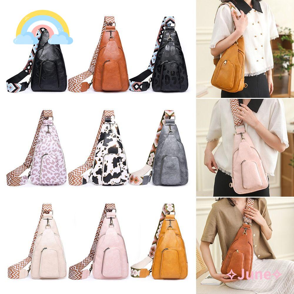 Túi Da PU Đeo Chéo Ngực Phong Cách Thể Thao Thời Trang Cho Nam Và Nữ