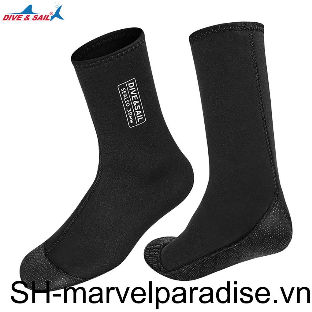 Set 2 Đôi Vớ Lặn Biển Dày 3MM Giữ Ấm Chống Trượt