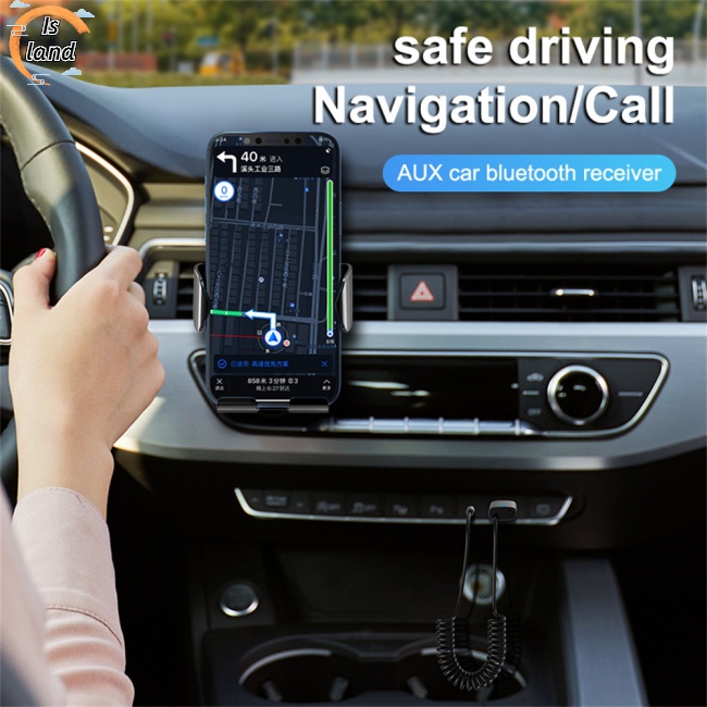 Thiết Bị Nhận Tín Hiệu Bluetooth 5.1 Rảnh Tay Hd Gọi Điện Thoại Jack 3.5mm Aux