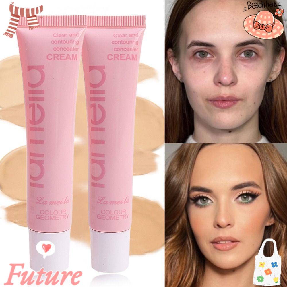 FUTURE Kem Nền Dạng Lỏng Dưỡng Ẩm Lâu Trôi Che Phủ Quầng Thâm 4 Màu Tùy