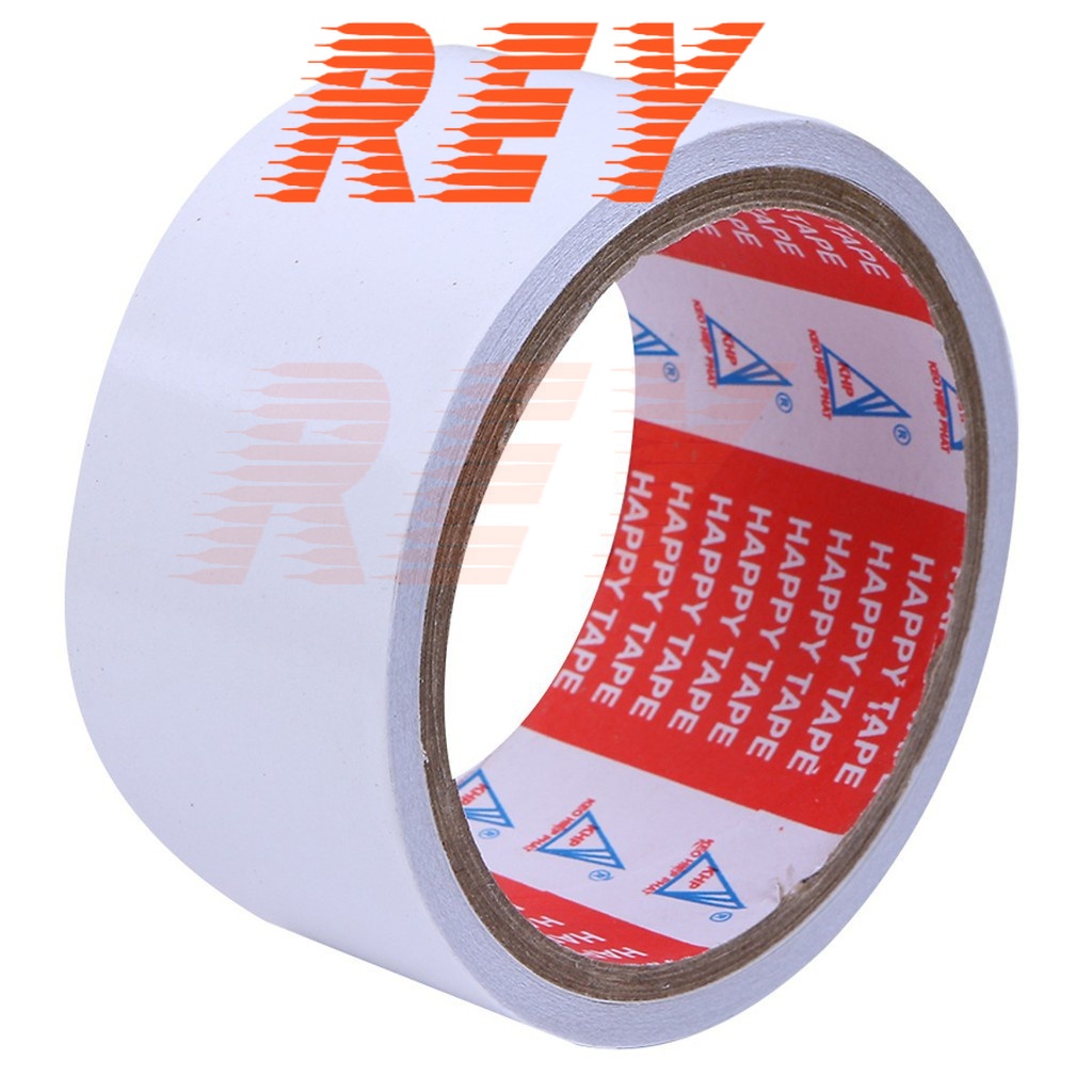 COMBO 6 Cuộn Băng keo 2 mặt dày đẹp nhiều size 12mm, 24mm, 48mm