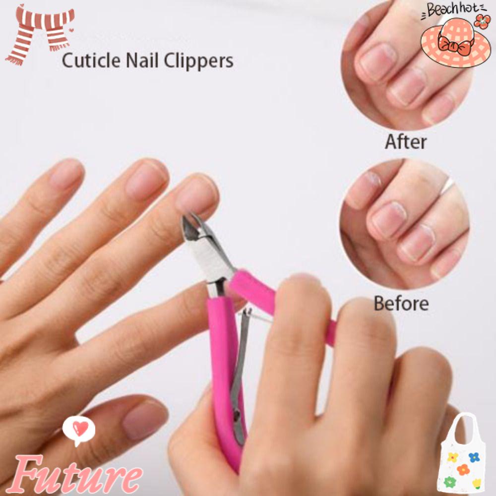 Kềm Cắt Móng Tay Bằng Thép Không Gỉ Nhiều Màu Tùy Chọn Tiện Dụng