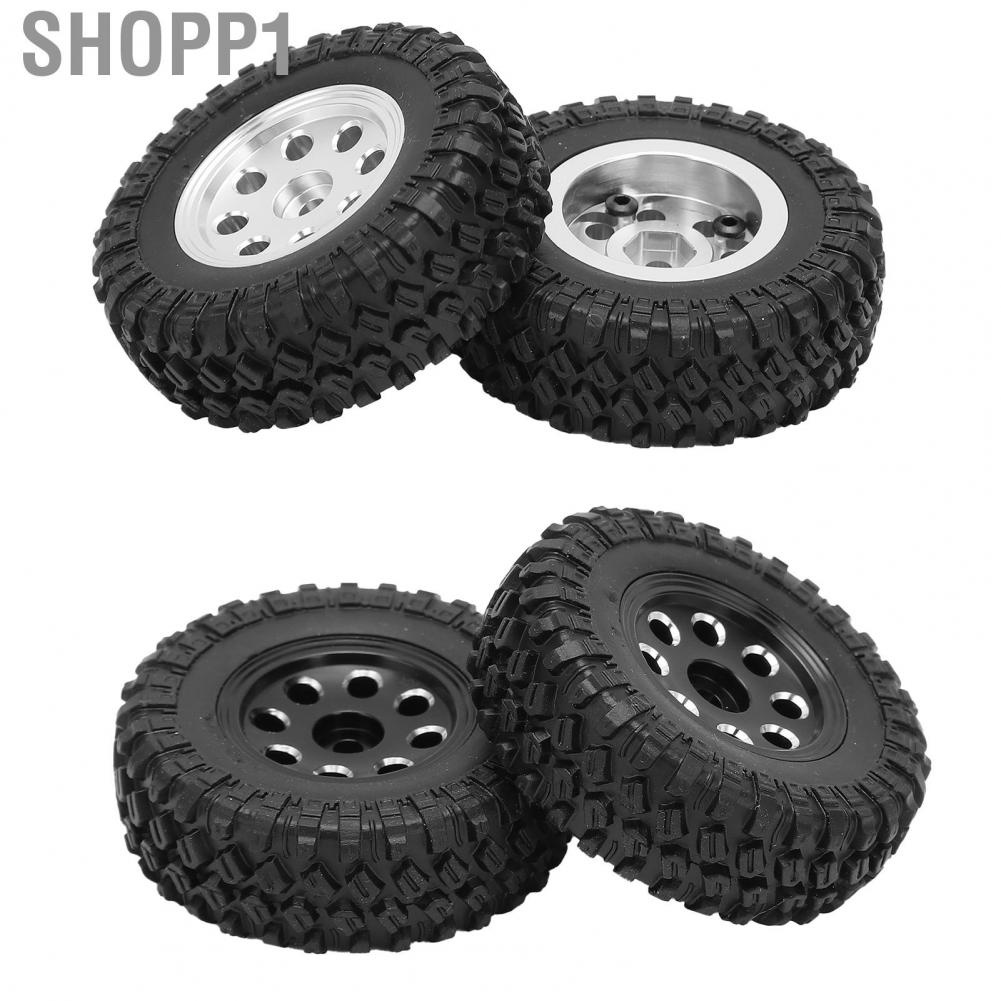 Shopp1 Beadlock Vehicle Wheel  Car Tires Simple Installation Lightweight Micro for SCX24 90081 1/24 Climbing Model
