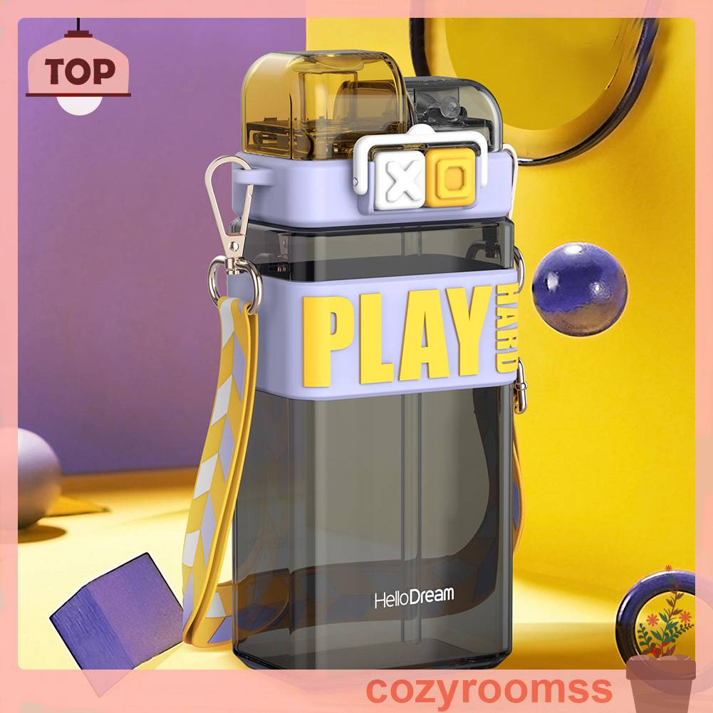 Bình Nước 520ml Kèm Hộp Màu Sắc Dễ Thương