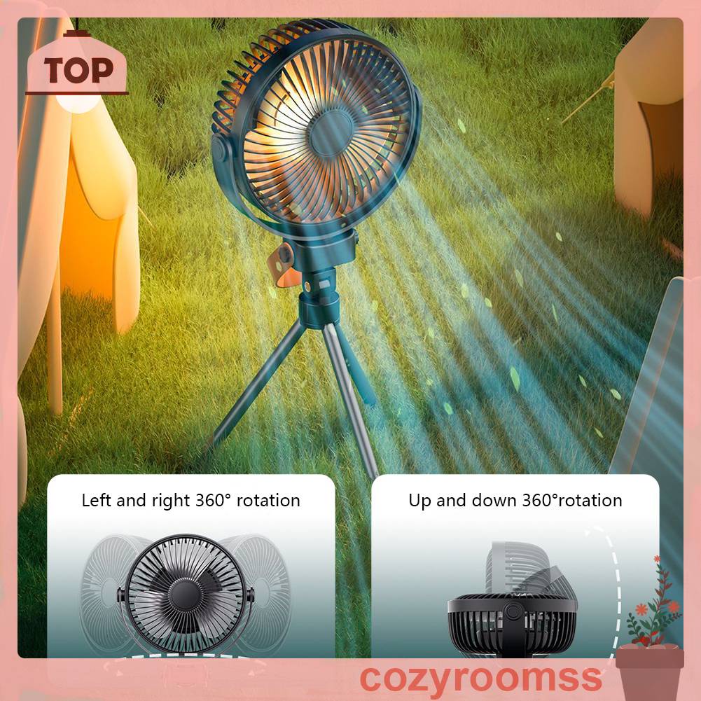 Quạt Thổi Khí 4800mAh Di Động Tiện Dụng Cho Tiệc Nướng BBQ / Cắm Trại