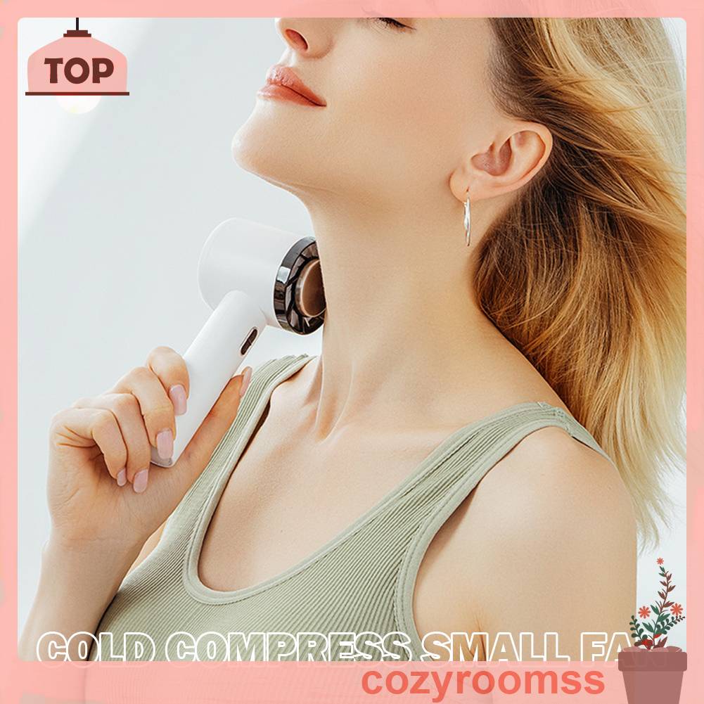 Quạt Mini Cầm Tay Kèm Đế Sạc USB Tiện Dụng Mang Theo Du Lịch Cắm Trại