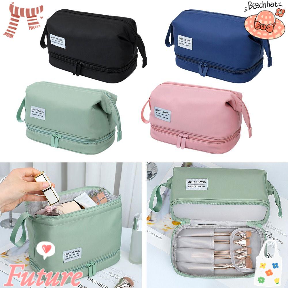 FUTURE Túi Đựng Mỹ Phẩm Cỡ Lớn Hai Lớp Chống Thấm Nước Tiện Lợi