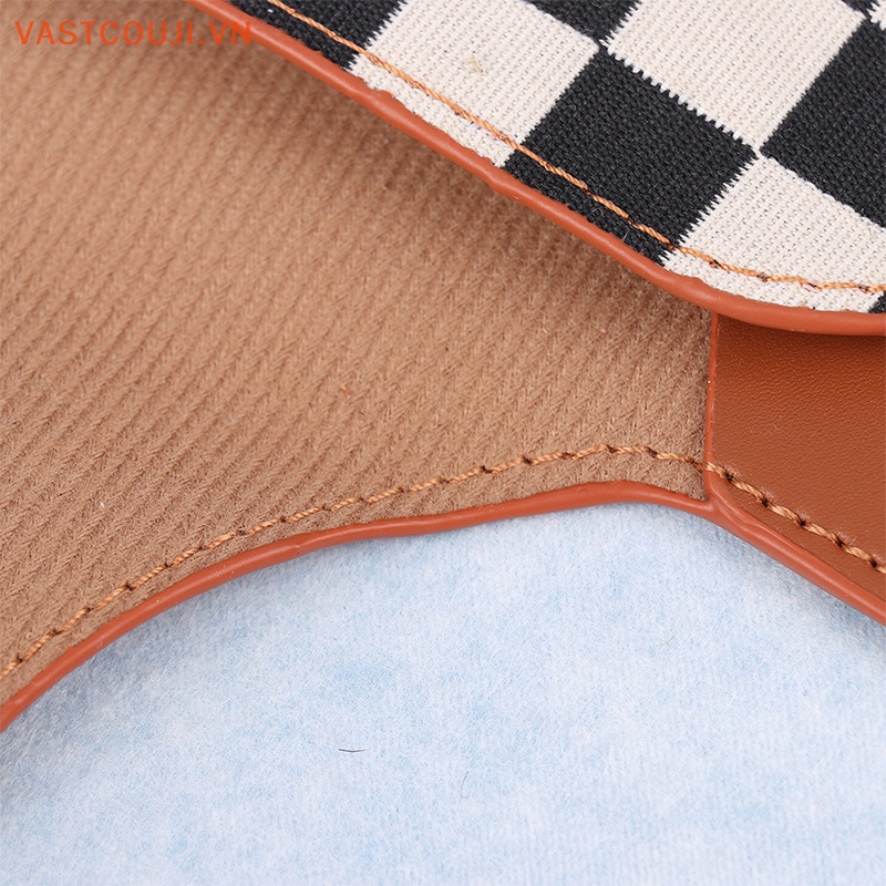 1 Túi Đựng Bảo Vệ Mắt Kính Họa Tiết Kẻ Sọc Độc Đáo Thời Trang