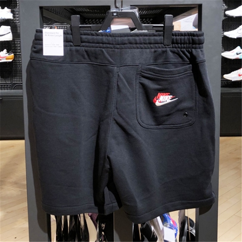 Quần Short Dệt Kim 100% Cotton Thêu Logo Plus Size Cho Nam Nữ