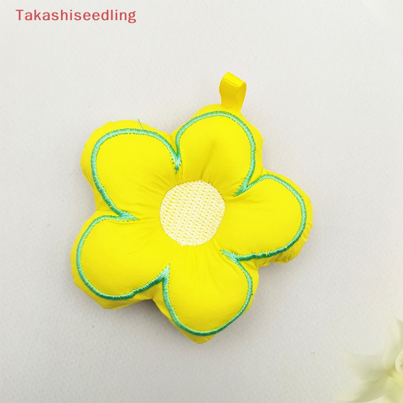 Móc Khóa Hình Hoa Nhồi Bông Bằng Vải Dễ Thương DIY