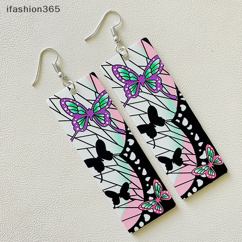 Bông Tai Dạng Kẹp Hình Bướm Bằng Acrylic Thời Trang Cho Nam Và Nữ Ifashion ifashion365