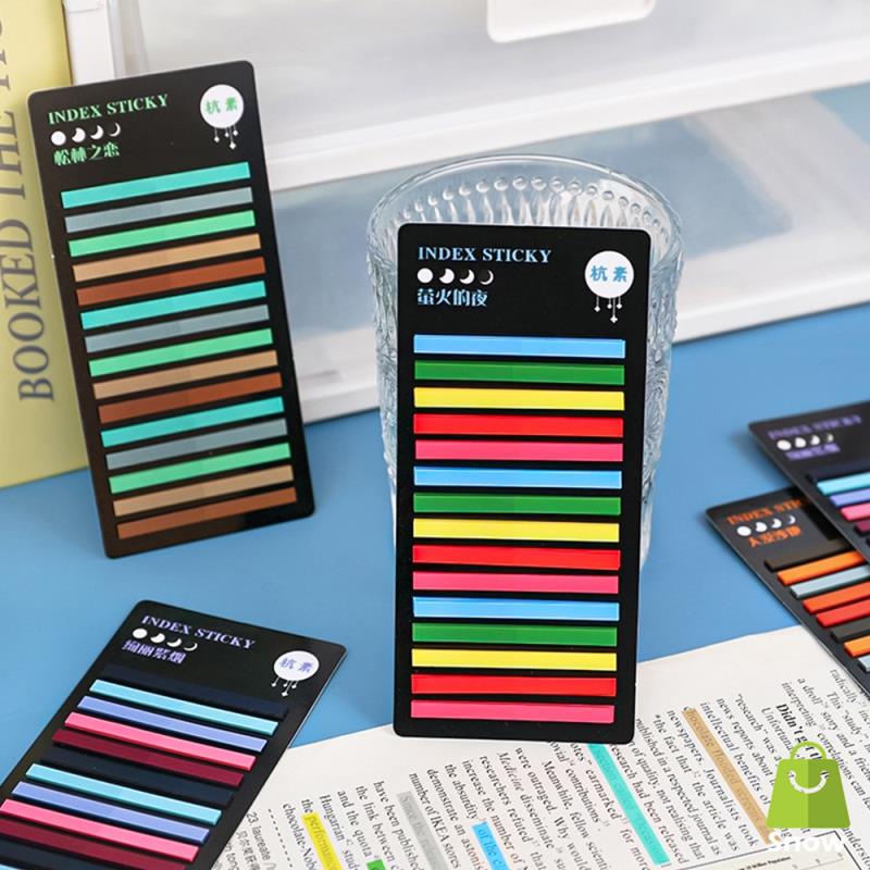 Set 300Giấy Ghi Chú Đánh Dấu Trang Sách Hình Mũi Tên Lá Cờ
