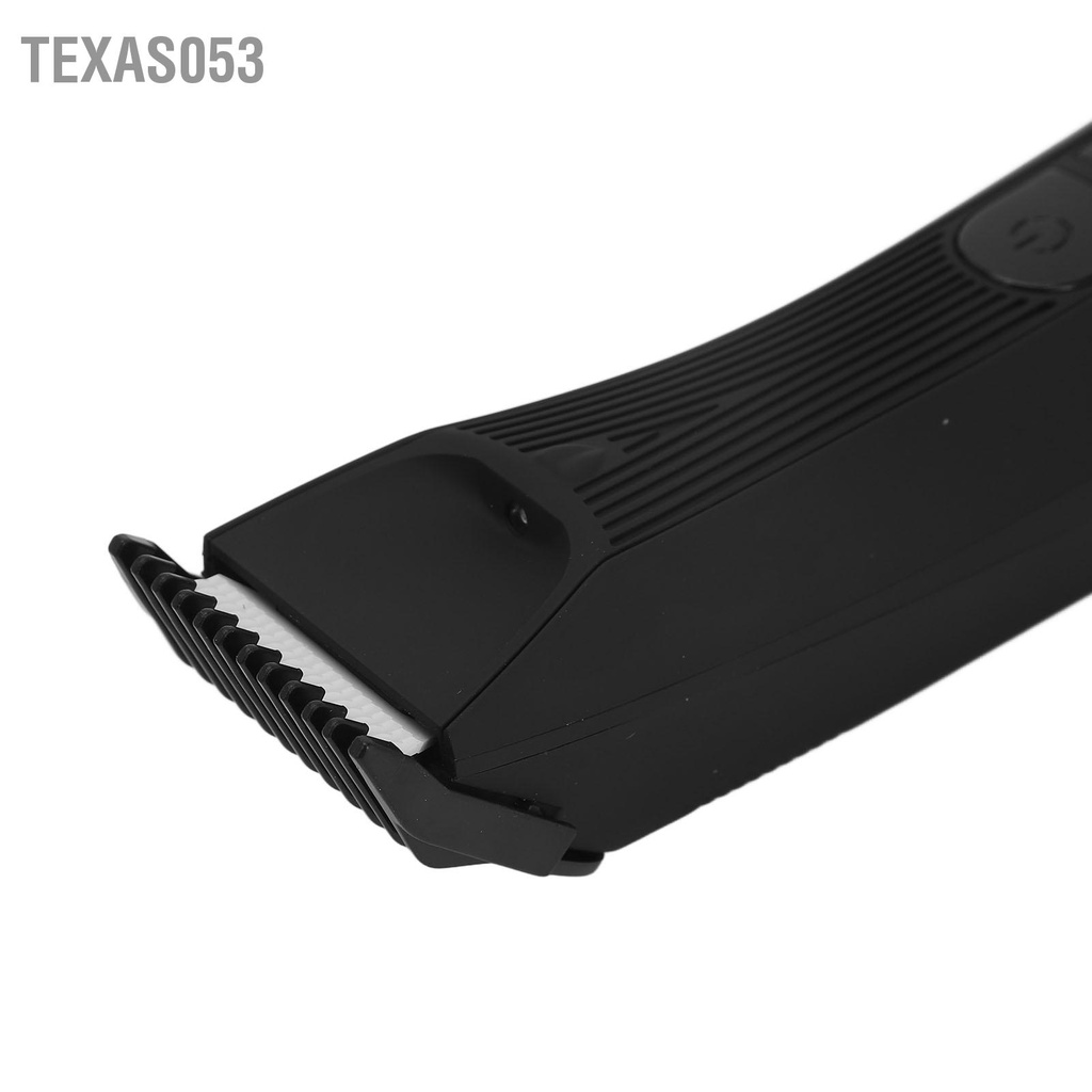 Texas053 Tông đơ cơ thể chống nước màu đen có sạc lại cho nam giới Nam