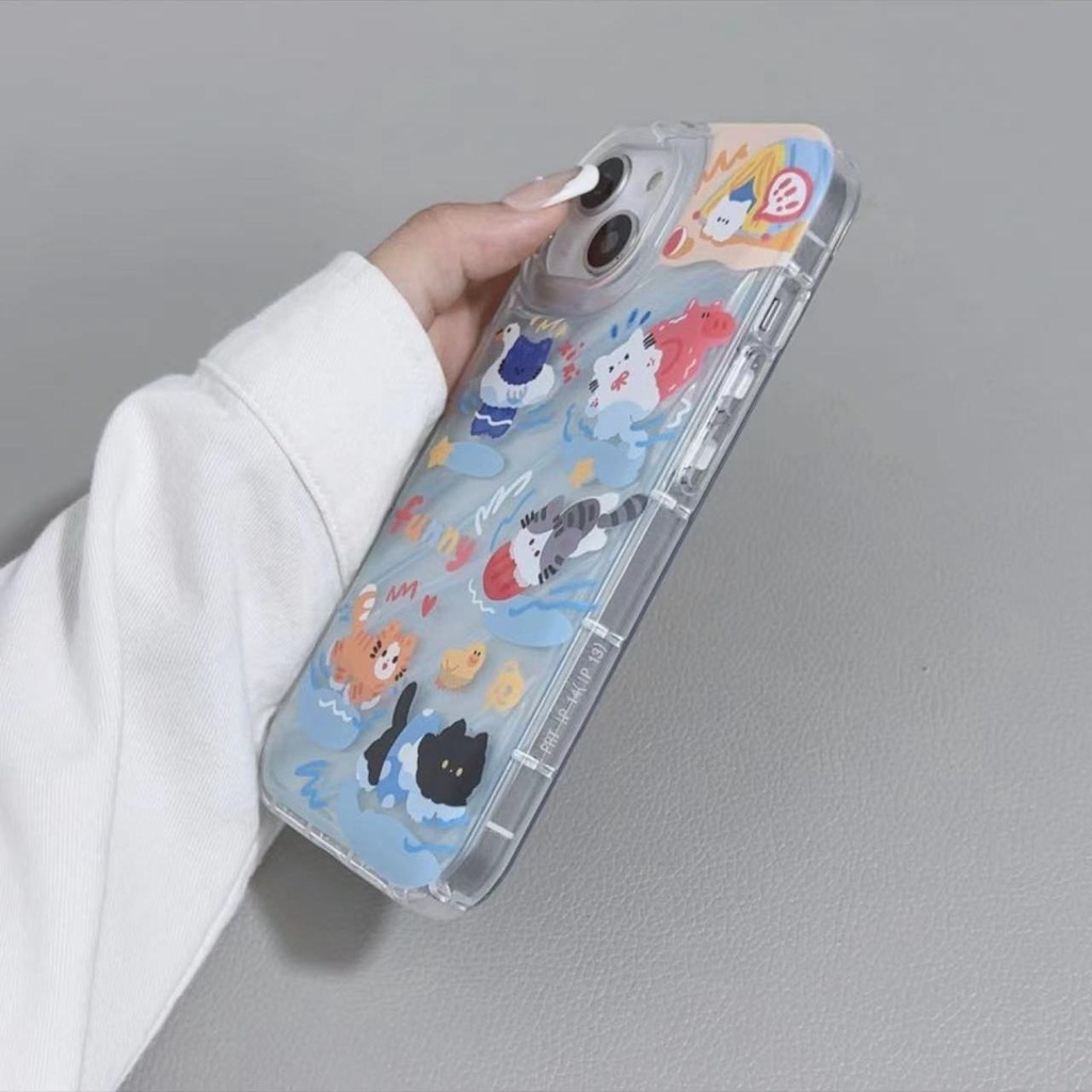 Ốp Điện Thoại Dẻo Màu Laser Họa Tiết Hoạt Hình Hello Kitty Dễ Thương Cho Iphone14 138p7 12 promax11 ASMR