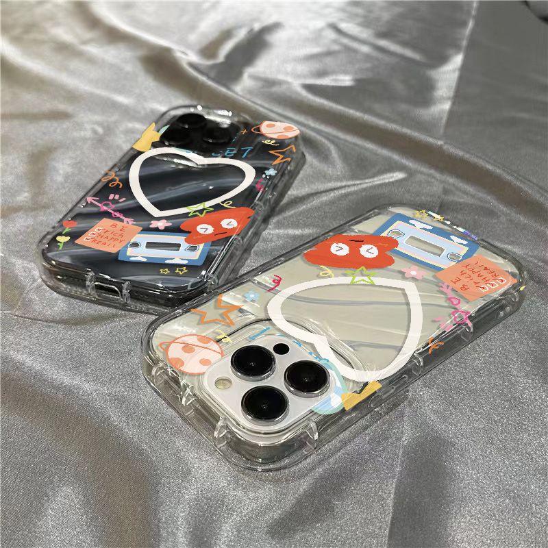 Ốp Điện Thoại Mềm Trong Suốt In Hình Dễ Thương Cho iPhone14promax 1312 / 11 7 / 8plus xr / sins BSKU