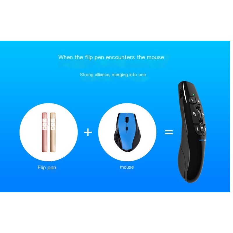 Chuột Bay mini Không Dây 2.4g Điều Khiển Từ Xa Cho Máy Tính / tv Thông Minh android