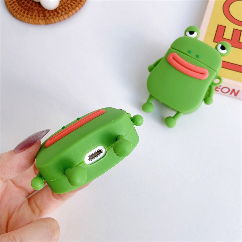 Vỏ Bảo Vệ Hộp Sạc Tai nghe không dây Bằng Silicon Mềm Hình Kirby Cho Airpods Pro 3 1