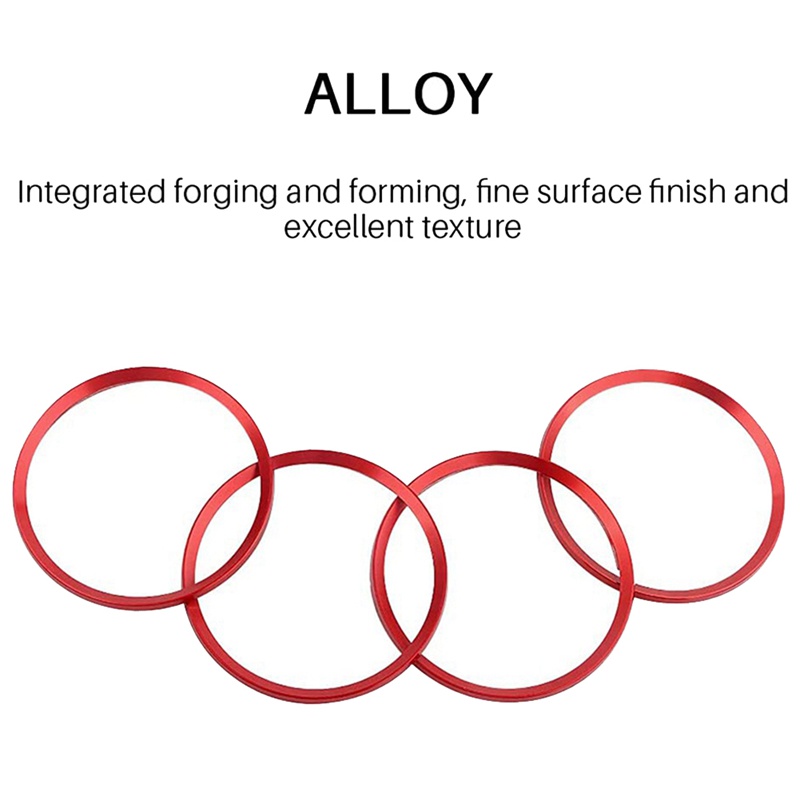 Set 4 Nắp Đậy Trục Bánh Xe Hơi Honda Civic 2020-2016 Bằng Hợp Kim Nhôm