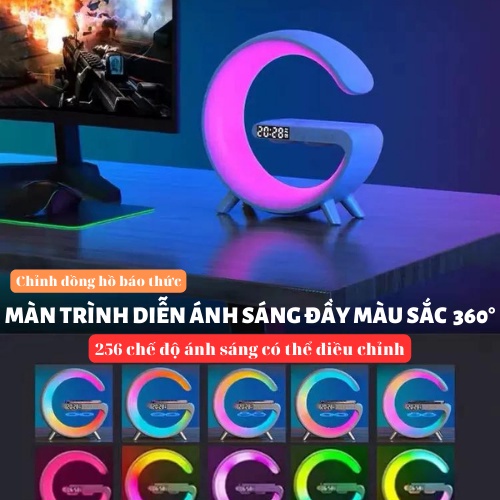 Loa Bluetooth Sạc Không Dây Đèn Tạo Không Khí 3in1 BT 2301