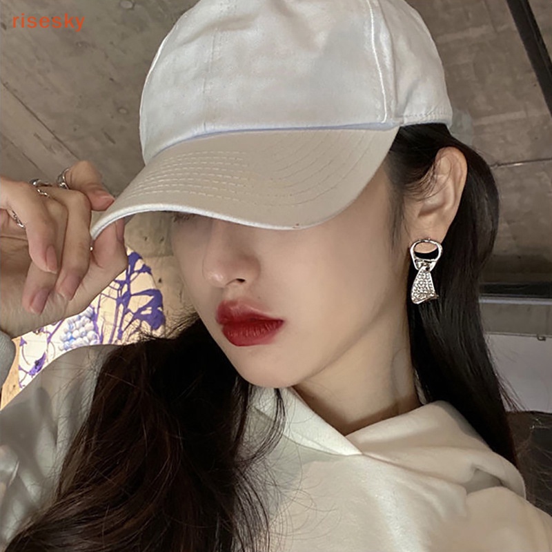 1 Đôi Bông Tai Hình Lon Nước Bằng Hợp Kim Đính Đá Thời Trang Dành Cho Nữ