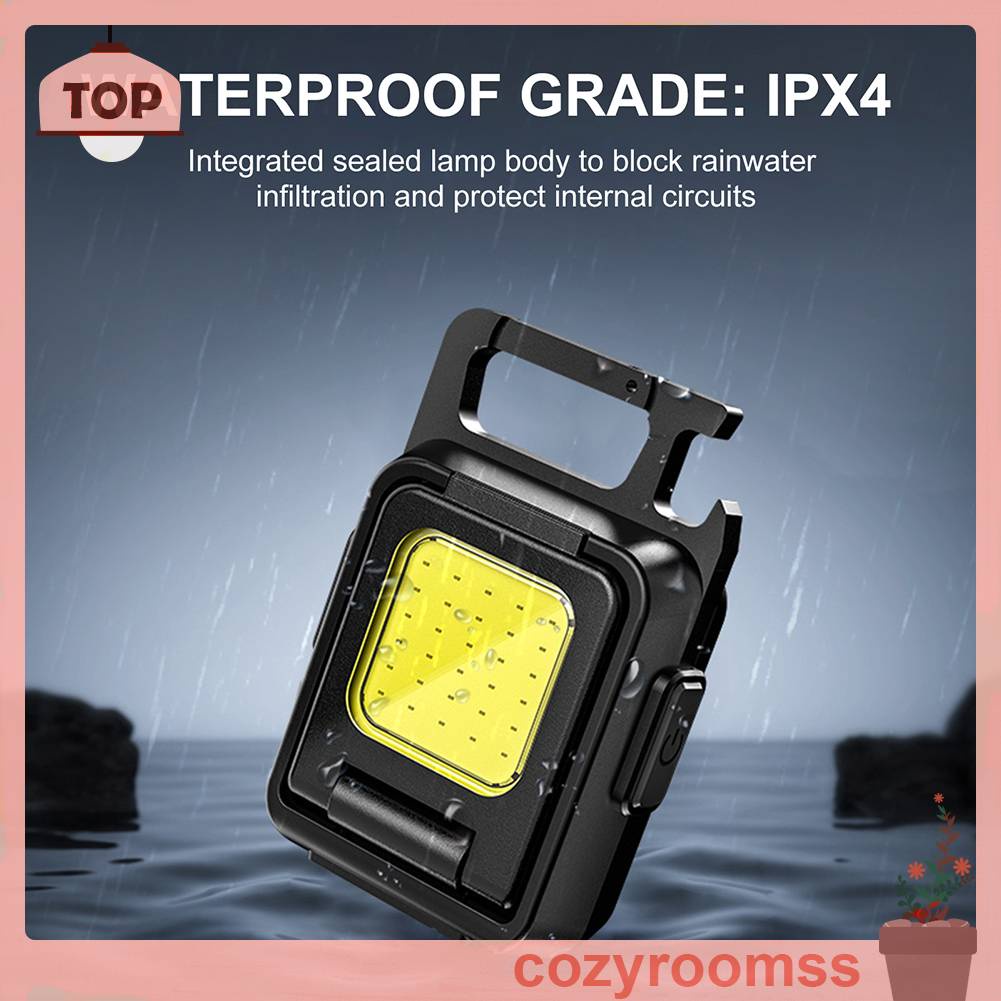 Móc Khóa Đèn LED Mini 7 Chế Độ 1000LM Tiện Dụng