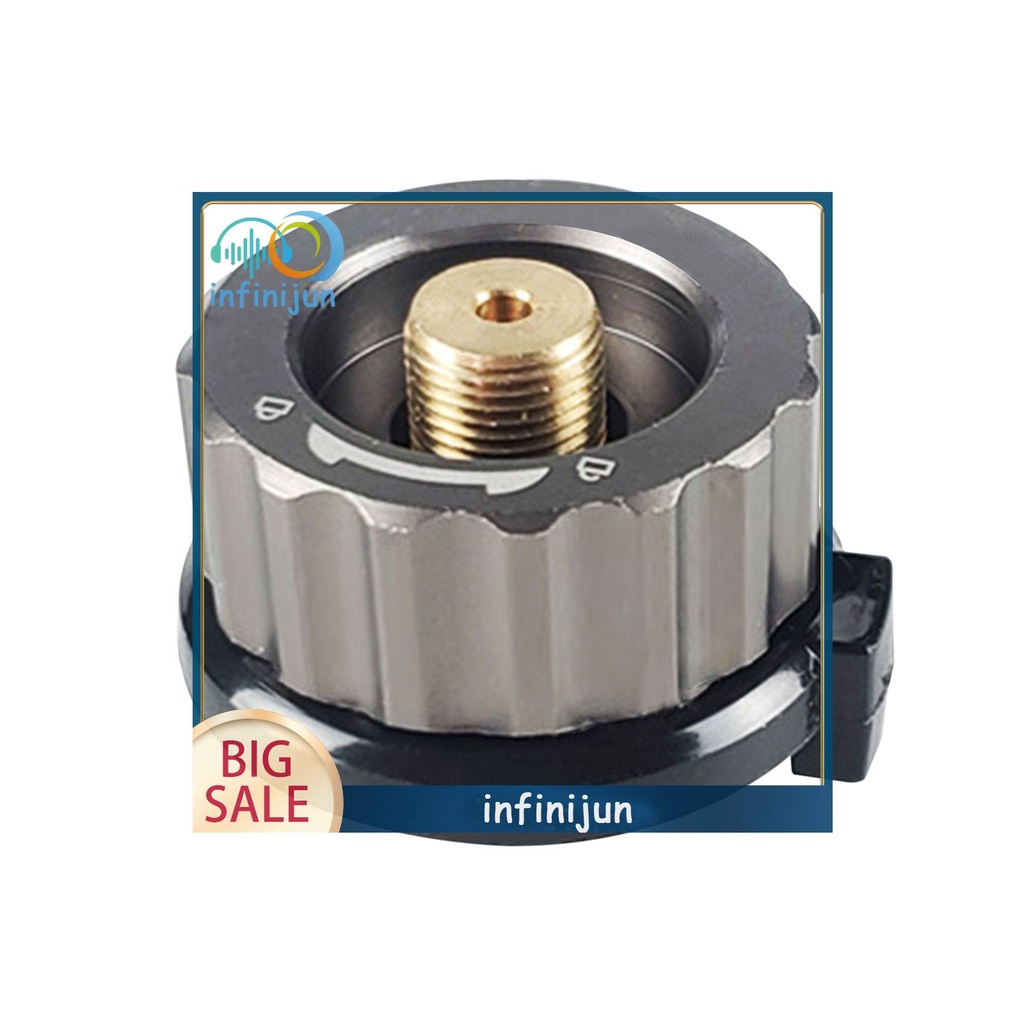 Bộ Chuyển Đổi Bếp Ga Tự Động Đóng Và Mở Màu Đen Cho Cắm Trại