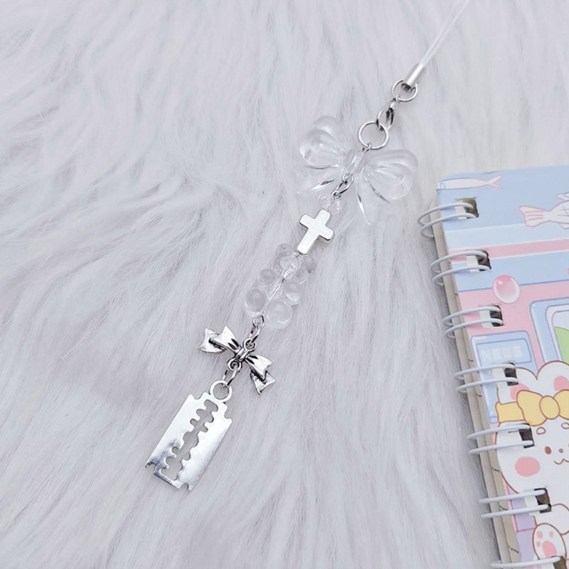 Dây Đeo Điện Thoại Họa Tiết Trái Tim Thắt Nơ Mojito Ngọt Ngào Xinh Xắn