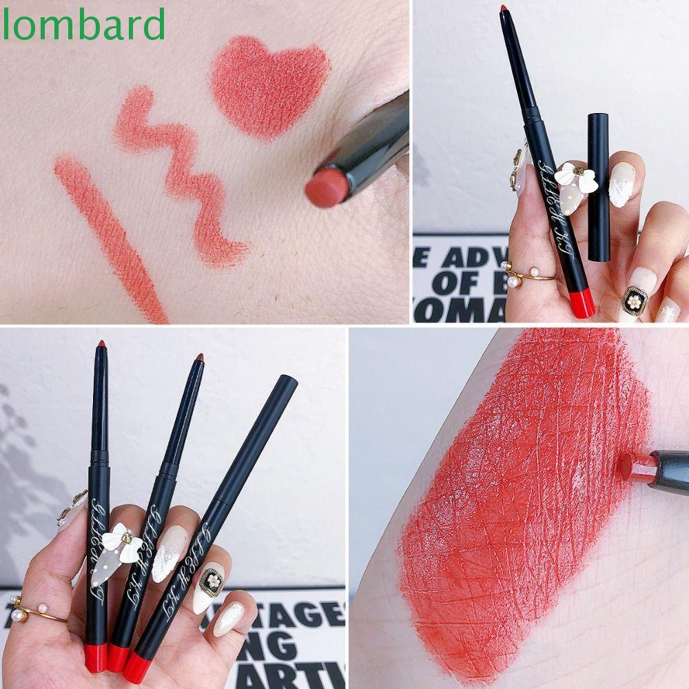 Chì Kẻ Viền Môi 8 Màu Sắc Tùy Chọn Chống Thấm Nước Trang Điểm Mượt Mà Cho Nữ