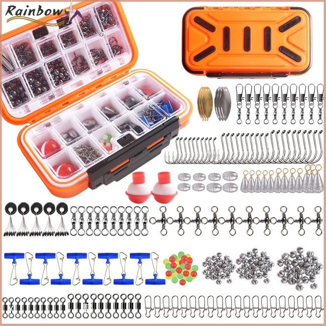 Hộp 254 Phụ Kiện Câu Cá Chống Thấm Nước Tiện Dụng