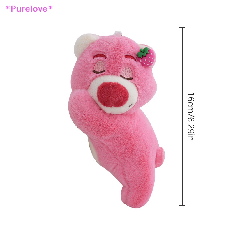 DISNEY Móc Khóa Hình Gấu Nhồi Bông Mềm Mại Xinh Xắn Mới