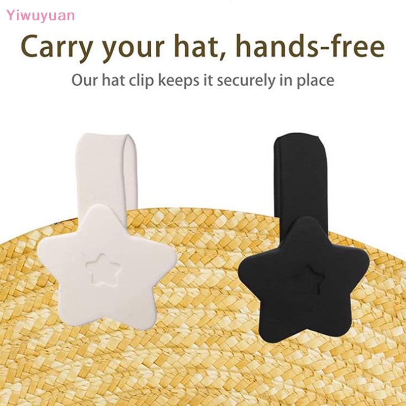 < Yiwuyuan > Kẹp Silicon Giữ Nón Cho Balo Đi Du Lịch Ngoài Trời / Cắm Trại / Leo Núi al Mới