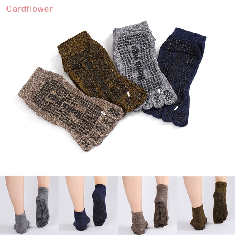 Vớ Cotton Năm Ngón Chống Trượt Dùng Tập Thể Thao / Yoga / Chạy Bộ Cho Nam