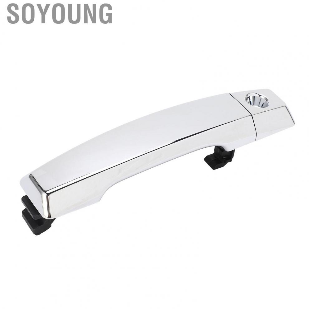 Soyoung Door Outer Handle  Crack Chrome Plating Easy Installation 80647ZC00A Rustproof Stylish for Titan PRO-4X