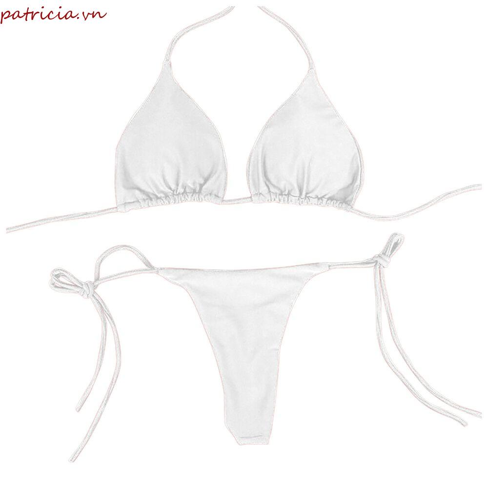 PATRICIA Bộ Bikini Hai Dây Màu Sắc Thời Trang Mùa Hè Cho Nữ