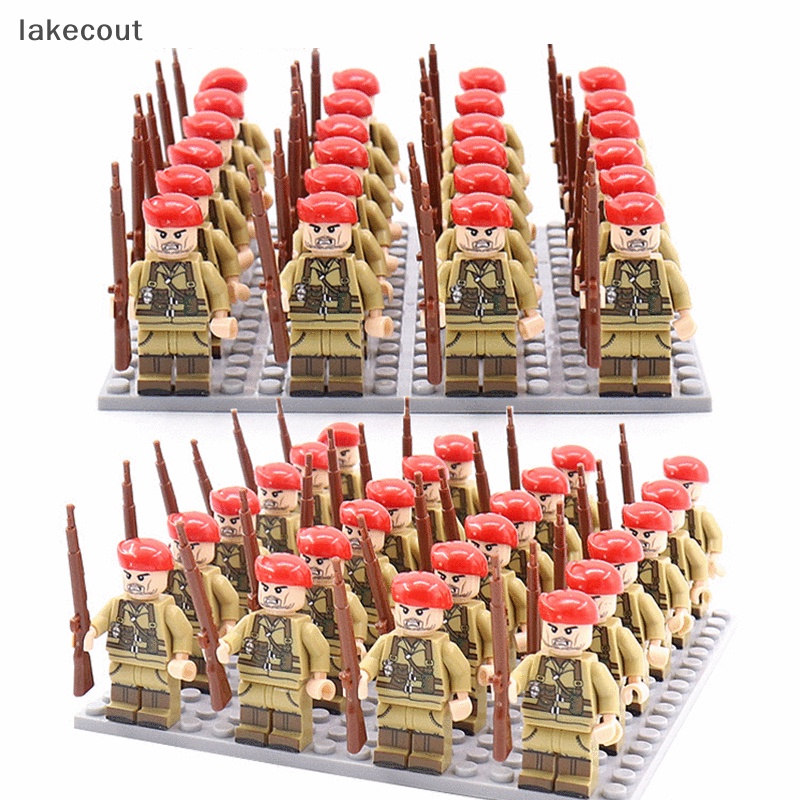 Lt Khối Đồ Chơi Lắp Ráp Mô Hình Quân Đội Đức Liên Xô US UK China Bricks hye