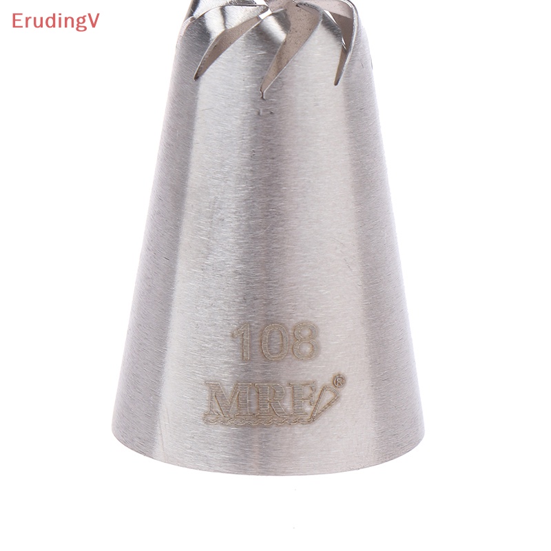 1 Cái [ErudingV] [ErudingV] #108 Đuôi Bắt Bông Kem Trang Trí Bánh Bằng Thép Không Gỉ