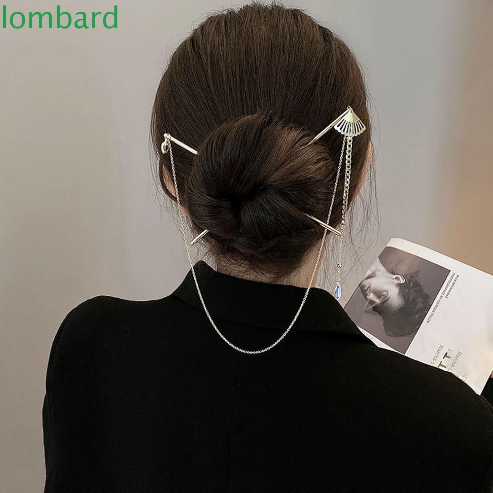 LOMBARD Trâm Cài Tóc Tua Rua Phong Cách Vintage Thời Trang Dành Cho Nữ